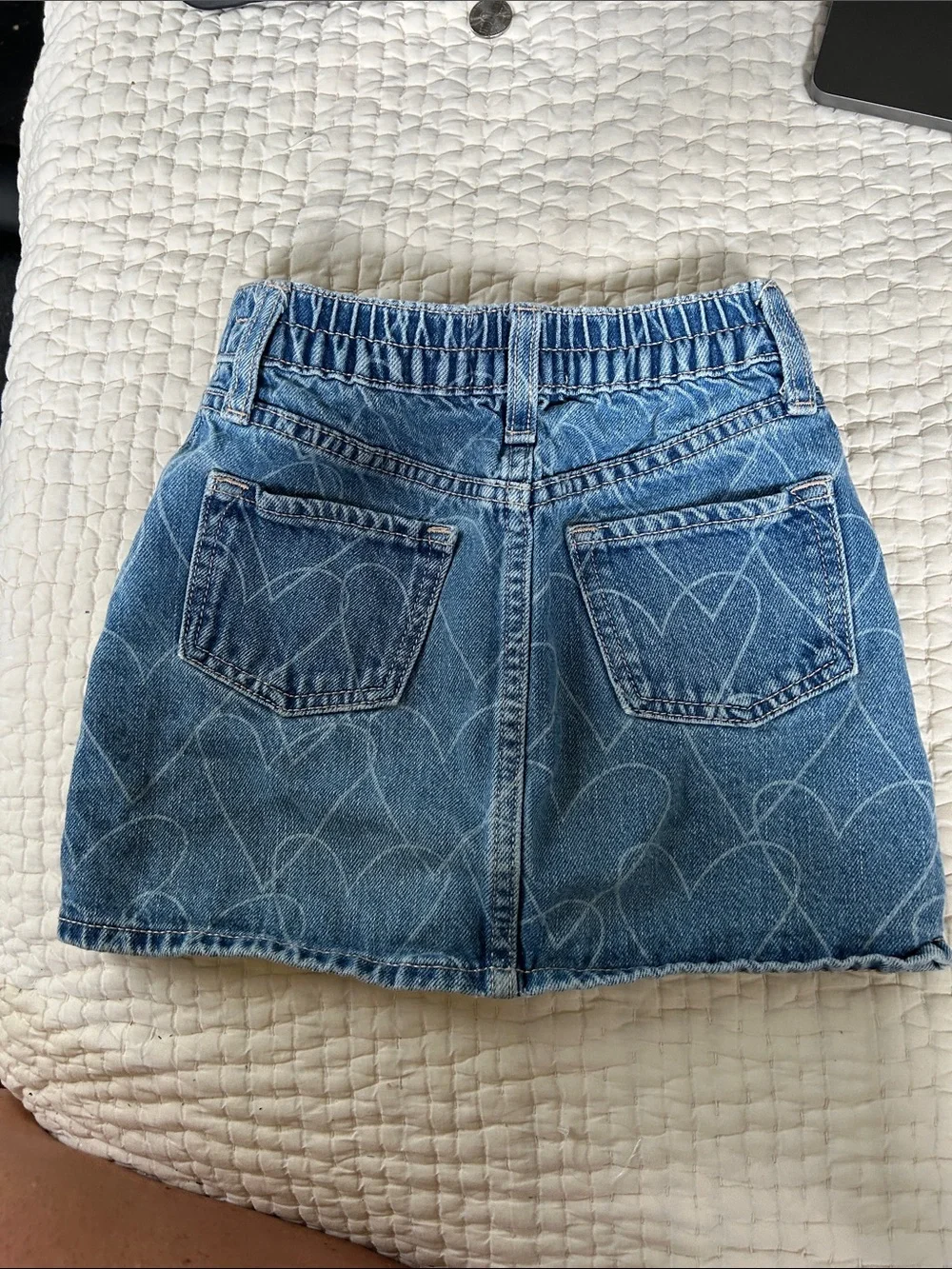 Old navy girls denim skirt size 6-7